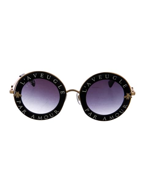 aveugle par amour gucci uomo|gucci l'aveugle par amour sunglasses.